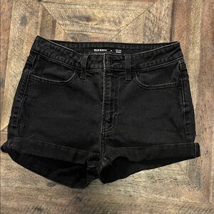 Old Navy Women's Black Denim Jean Shorts
